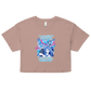Weird Hair Attitude Blue - Women’s crop top