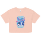 Weird Hair Attitude Blue - Women’s crop top