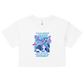 Weird Hair Attitude Blue - Women’s crop top